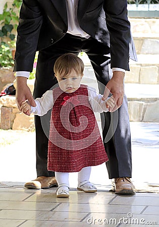 First steps Stock Photo