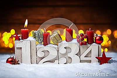 First sunday in advent concept Stock Photo