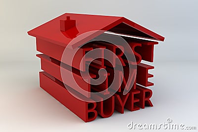 First Time Buyer Stock Photo