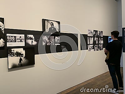 Daido Moriyama exhibition A Retrospective at the Photography Gallery in Soho, London Editorial Stock Photo