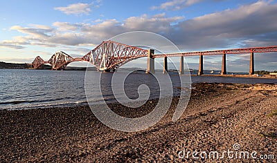 Firth of Forth Bridge Stock Photo