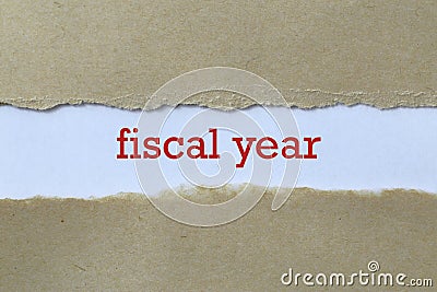 Fiscal year Stock Photo