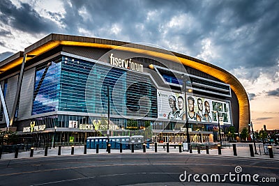 Fiserv Forum Editorial Stock Photo