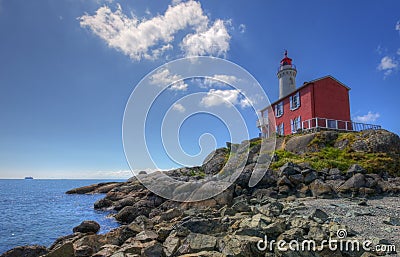 Fisgard Lighthouse Stock Photo