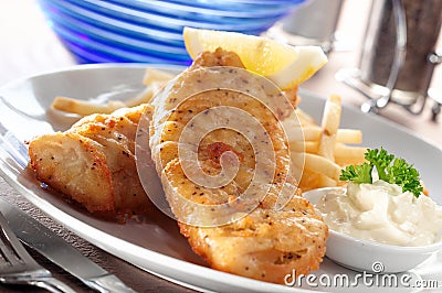 Fish and chip Stock Photo