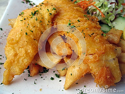 Fish and Chips Stock Photo