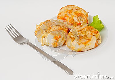 Fish cutlets Stock Photo
