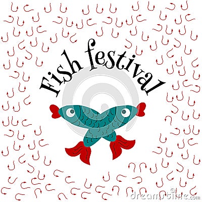 Fish festiva Vector Illustration