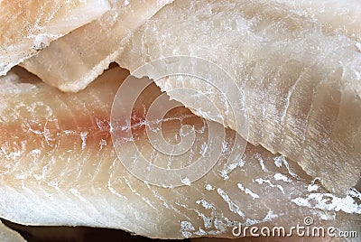 Fish fillet texture Stock Photo