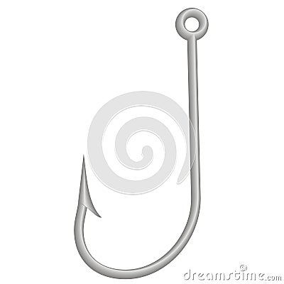 Fish hook Vector Illustration