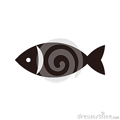 Fish icon Vector Illustration