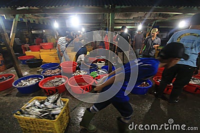 Fish Market Editorial Stock Photo