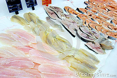 Fish market Stock Photo