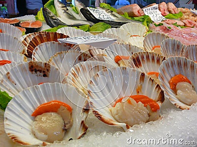 Fish market in Venice Stock Photo