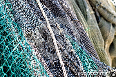 Fish Net Stock Photo