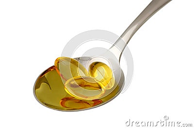 Fish oil. Stock Photo