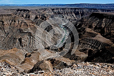 Fish River Canyon Stock Photo