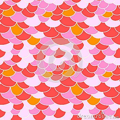 Fish scale background Vector Illustration