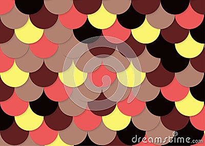 Fish scale pattern, abstract stock vector, color texture, bright colour, Vector Illustration
