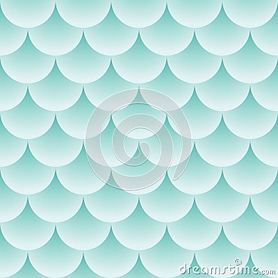 Fish scales pattern - abstract seamless vector tex Vector Illustration