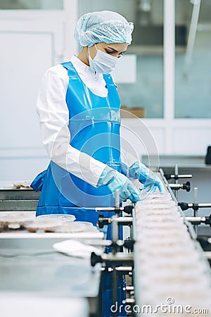 Fish seafood factory Stock Photo