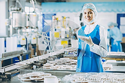 Fish seafood factory Stock Photo