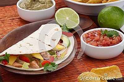 Fish Tacos Stock Photo