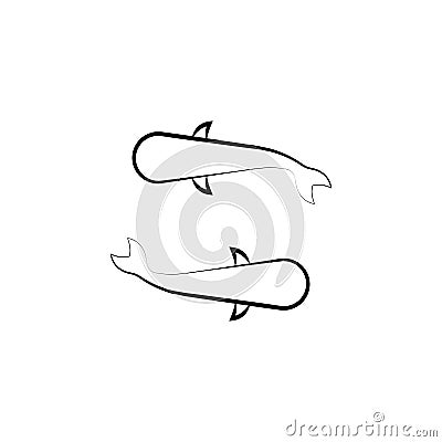 Fish, therapy, chinese medicine icon. Element of alternative medicine icon for mobile concept and web apps. Thin line Fish, Stock Photo