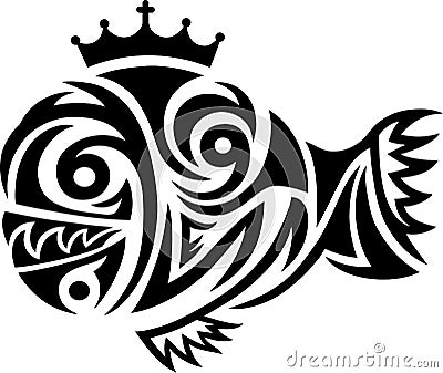 Fish tribal Vector Illustration