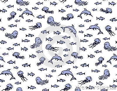 Fish. Vector drawing Vector Illustration