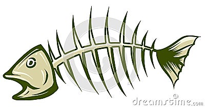 Fishbone Vector Illustration