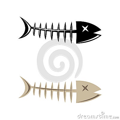 Fishbone 2 Vector Illustration