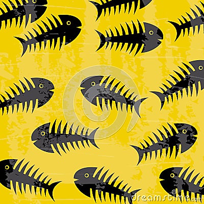 Fishbones Vector Illustration