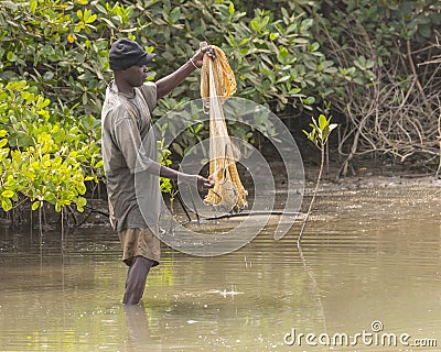 Fisherman Editorial Stock Photo