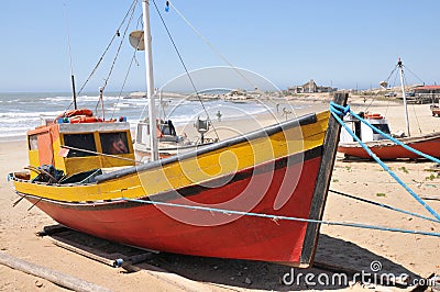 Fisherman boat Stock Photo