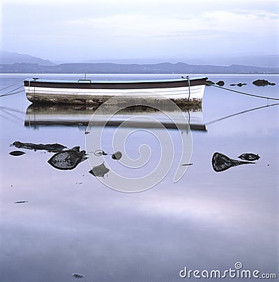 Fisherman boat Stock Photo