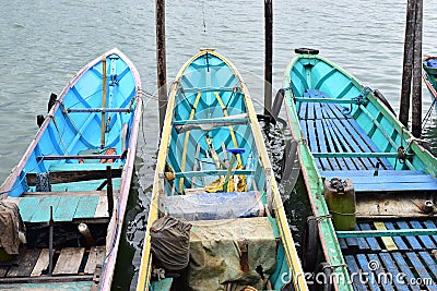 Boats in the pier Stock Photo