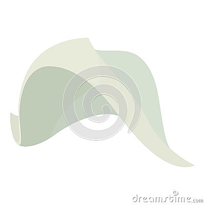 Fisherman hat icon , cartoon style Vector Illustration