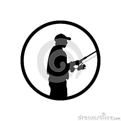 Fisherman icon Vector Illustration