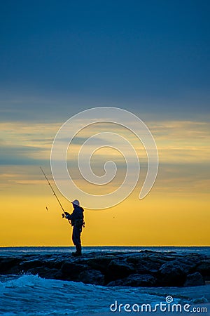 Fisherman Editorial Stock Photo