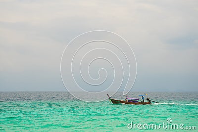 Fisherman in krabi town 4 Editorial Stock Photo