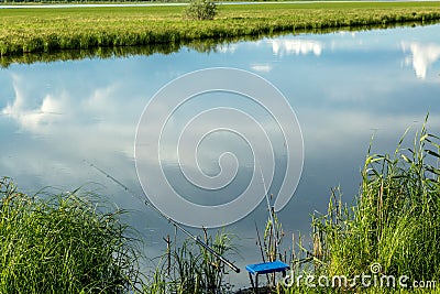 Fisherman`s cool place Stock Photo