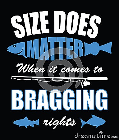Fishing quote design for t-shirt print. Vector Illustration