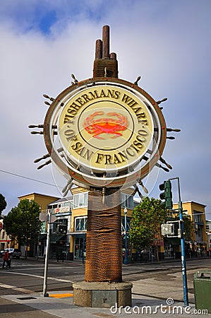 Fishermans Wharf Editorial Stock Photo