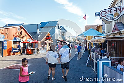 Fishermans Wharf Monterey Editorial Stock Photo