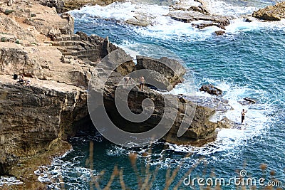 Fishermen on the beach Editorial Stock Photo