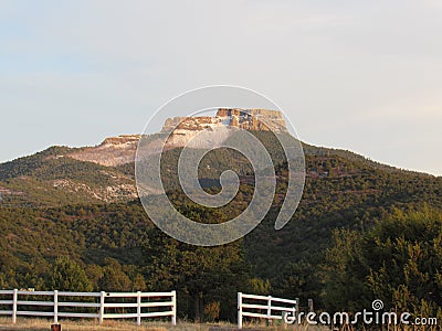 Fishers Peak - Trinidad Colorado Stock Photo