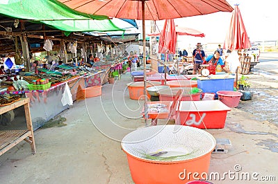 Fishes market Editorial Stock Photo