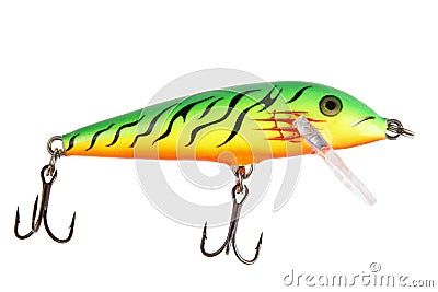 Fishing bait wobbler Stock Photo