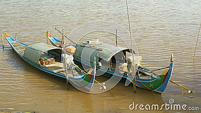 Fishing Boat Moored, Chinese Fishing Boat, Stock Video ...